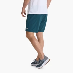 Vuori Men's Kore Short 7.5" -Darn Tough Shop mens kore short 7.5 inch running short beryl green 2