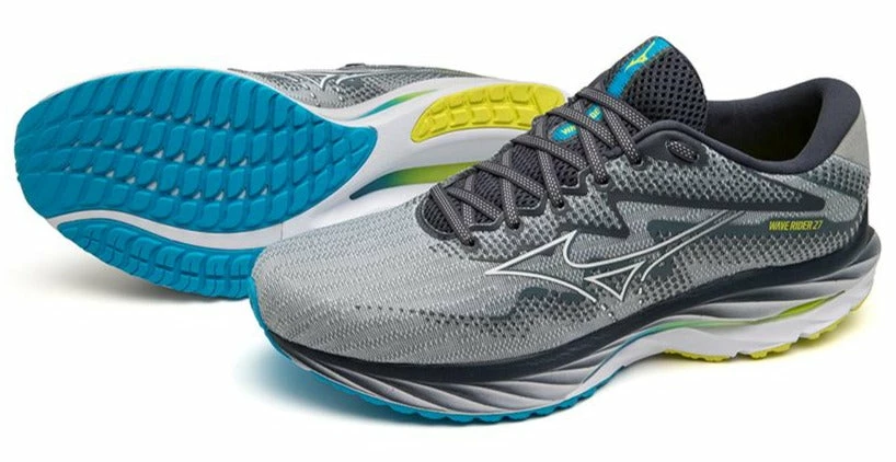 Mizuno Men's Wave Rider 27 Mizuno Men's Wave Rider 27 -Darn Tough Shop mizuno mens wave rider 27 pearl blue white 6