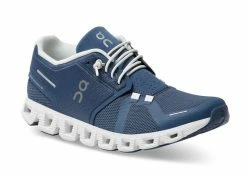 On Running Women's Cloud 5 -Darn Tough Shop on running womens coloud 5 running shoe blue white