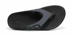 Oofos Unisex OOriginal Sport Sandal -Darn Tough Shop ooriginal sport graphite top e50173a4 4d1a 4803 960d d99179b1b2b8