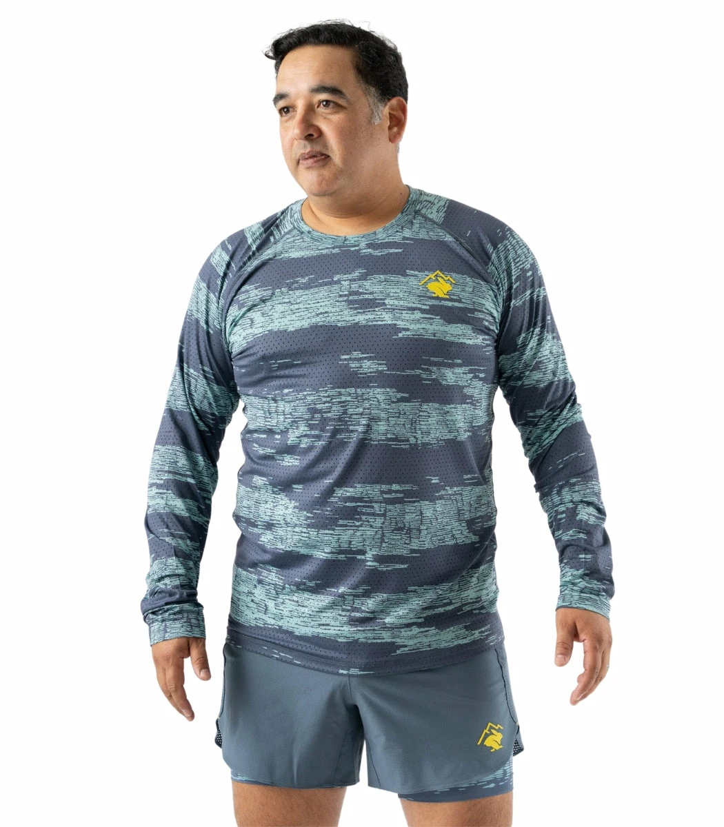 Rabbit Men's EZ Tee Perf LS | Trail 3 Rabbit Men's EZ Tee Perf LS | Trail