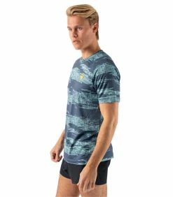 Rabbit Men's EZ Tee Perf SS | Trail 8 Rabbit Men's EZ Tee Perf SS | Trail -Darn Tough Shop rabbit mens ez tee perf ss orion blue