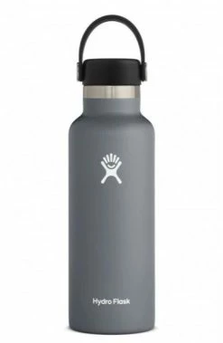 Hydro Flask 18 Oz Standard Mouth Bottles W/ Flex Cap (S18SX) -Darn Tough Shop s18sx2 stone