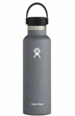 Hydro Flask 24 Oz Standard Mouth Bottles W/Flex Cap - (S24SX) -Darn Tough Shop s21sx2 stone 1