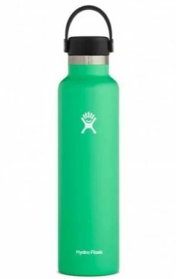 Hydro Flask 24 Oz Standard Mouth Bottles W/Flex Cap - (S24SX) -Darn Tough Shop s24sx2 spearmint