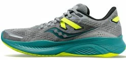 Saucony Men's Guide 16 -Darn Tough Shop saucony mens guide 16 running shoe gray green 2