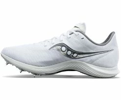 Saucony Men's Velocity MP Track Spike -Darn Tough Shop saucony mens track spike white silver 1