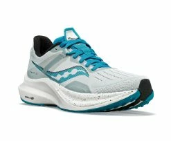 Saucony Women's Tempus -Darn Tough Shop saucony womens tempus glacier ink supportive