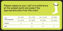 CEP Women's Compression Tall Socks 3.0 (WP40X) 15 CEP Women's Compression Tall Socks 3.0 (WP40X) -Darn Tough Shop size chart socks new1 4c567e80 2a30 439c 8929 93b8275e4bd7