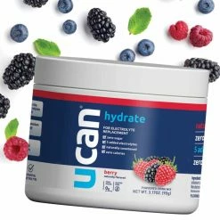 UCAN Hydrate Electrolyte Jar -Darn Tough Shop ucan hydrate berry jar 2