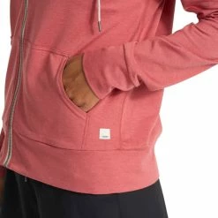 Vuori Women's Halo Performance Hoodie 2.0 -Darn Tough Shop vuori halo performance hoodie lychee heather 5