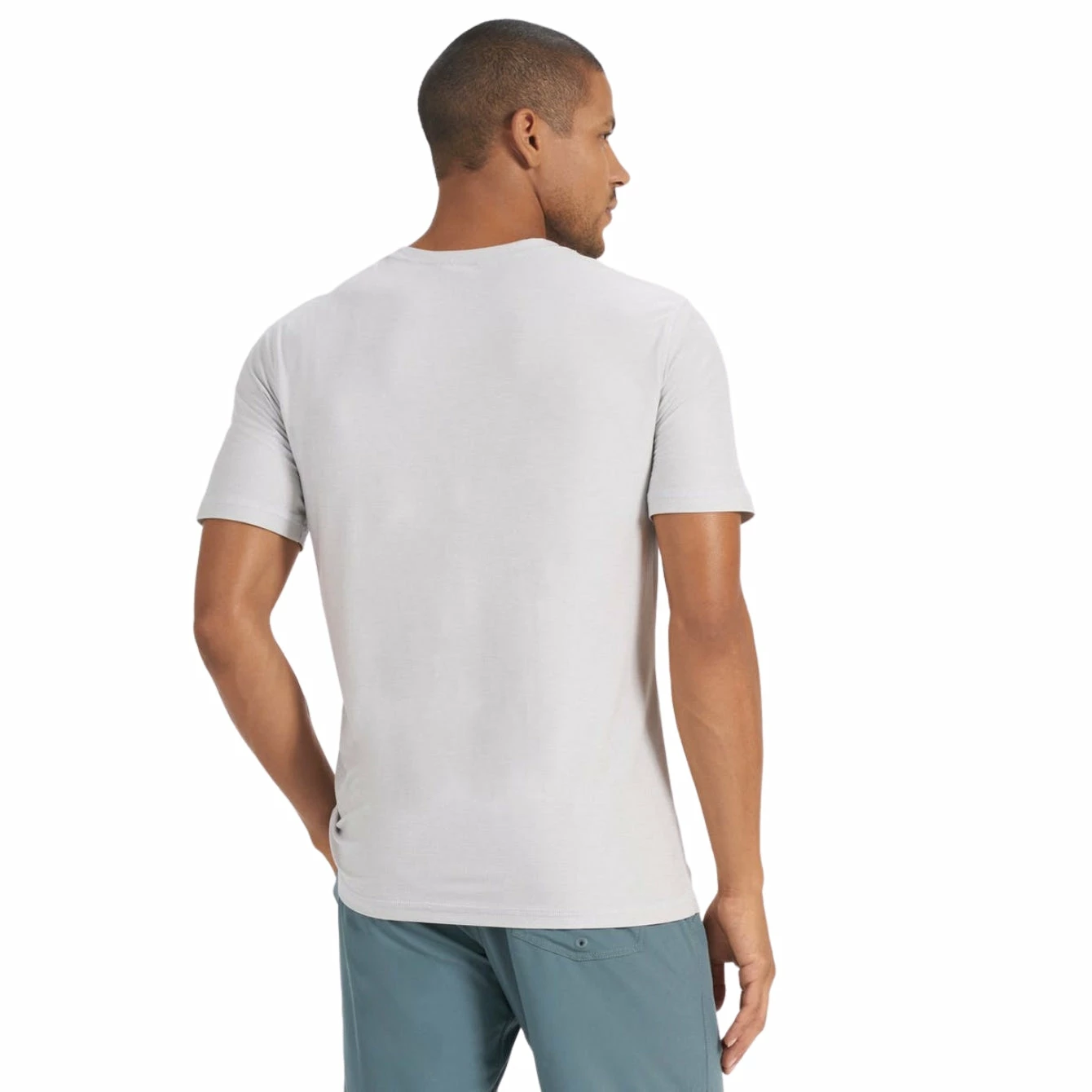 Vuori Men's Strato Tech Tee Vuori Men's Strato Tech Tee -Darn Tough Shop vuori mens strato tech tee platinum heather