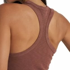Vuori Women's Sunrise High Neck Tank -Darn Tough Shop vuori womens sunrise high neck tank hazelnut 2