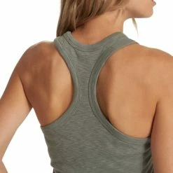 Vuori Women's Sunrise High Neck Tank -Darn Tough Shop vuori womens sunrise high neck tank pistachio
