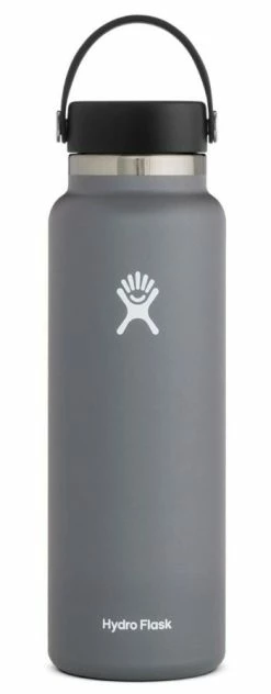 Hydro Flask 40oz Wide Mouth Bottles (W40BTS) 23 Hydro Flask 40oz Wide Mouth Bottles (W40BTS) -Darn Tough Shop w40ts2 stone
