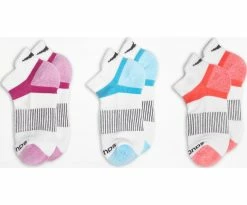 Saucony Inferno 3 Pack Running Socks (M22170) -Darn Tough Shop whiteassort