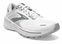 Brooks Women's Adrenaline GTS 22 - White/Oyster/Primer Grey (1203531B134) 4 Brooks Women's Adrenaline GTS 22 - White/Oyster/Primer Grey (1203531B134) -Darn Tough Shop www brooksrunning com 120353 134 o adrenaline gts 22 womens cushion running shoe 1