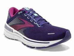 Brooks Women's Adrenaline GTS 22 - Navy/Yucca/Pink (1203531B403) 4 Brooks Women's Adrenaline GTS 22 - Navy/Yucca/Pink (1203531B403) -Darn Tough Shop www brooksrunning com 120353 403 o adrenaline gts 22 womens cushion running shoe 1