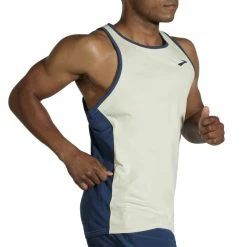 Brooks Men's Atmosphere Singlet 14 Brooks Men's Atmosphere Singlet -Darn Tough Shop www brooksrunning com 211384 363 mb atmosphere singlet mens sleeveless running top 1